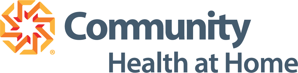 Community Health at home logo -  Go to homepage